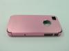 Husa iphone 4 iphone 4s crossline aluminiu roz