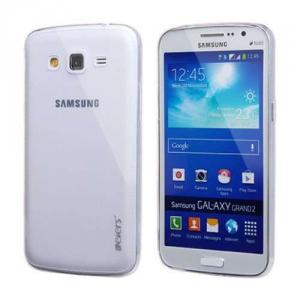 Husa Samsung Galaxy Grand 2 SM-G7102 TPU Leiers Ice Alb Transparenta