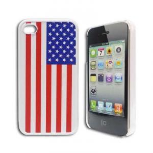 Husa Steag American iPhone 4 4s Dura