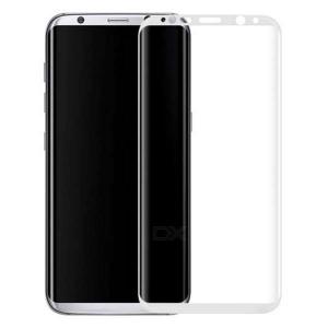 Geam Folie Sticla Protectie Display Samsung Galaxy S8 4D Alb