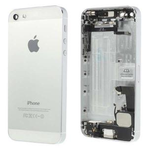 Mijloc Carcasa iPhone 5 Originala Argintie Alba