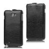 Husa Flip Samsung Galaxy Note N7000 Piele Neagra