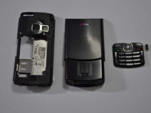 Carcasa Originala Nokia N70 3 Piese Swap - Neagra