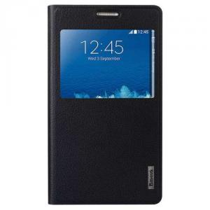 Husa Flip Cu Fereastra Samsung Galaxy Note Edge SM-N915G Baseus Neagra