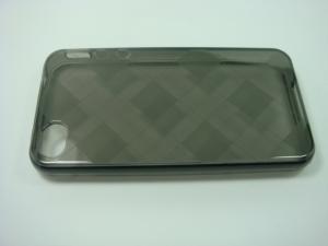 Husa Silicon iPhone 4 iPhone 4s Cu Patratele Negru Transparent