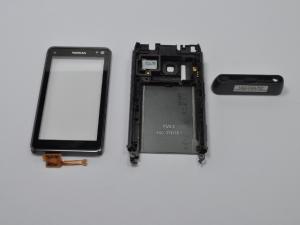 Carcasa Nokia N8 Cu TouchScreen Originala 3 Piese Swap
