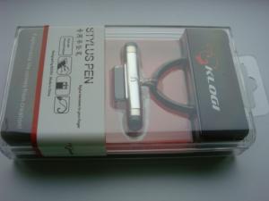 Snur Cu Pen iPhone 4 iPhone 4S Stylus Pen Klogi - Argintiu