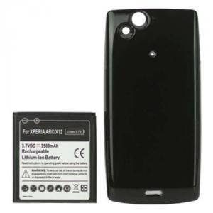 Acumulator De Putere 3500mAh Sony Ericsson Xperia Arc X12 S LT18i Cu Capac Baterie Spate Negru