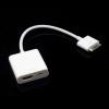 Cablu Adaptor HDMI si Micro USB Pentru iPhone 4 4s / iPad 2 3 30Pini Alb