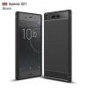 Husa sony xperia xz1 neagra carbon series