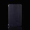 Husa Flip Cu Stand Samsung Galaxy Tab 4 8,0 3G T331 Textura Nisip Tri-Fold Neagra
