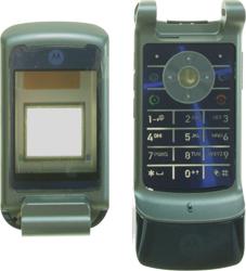 Carcasa Originala Motorola K1 (14 Zile)(fara Capac Baterie) Albastra -swap