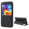 Husa flip samsung galaxy s5 stand cu fereastra neagra