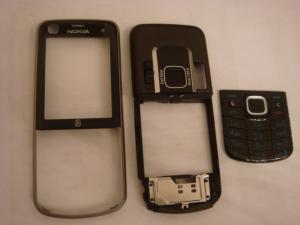 Nokia 6220c Housing Without Battery Cover, With Complete Keypad And 3 Logo Swap (Nokia 6220 Classic 3 Piese)