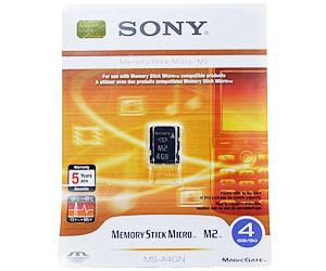Card De Memorie Sony Memorystick Micro (m2) 4gb W/o Adapter