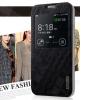 Husa Samsung Galaxy S5 G900F Piele PU Stand Cu Fereastra Neagra Brocade 2