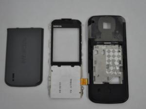 Nokia 5000 Corp Mijloc  Capac Baterie si Placa Tastatura interna Swap-Albastre