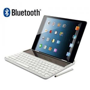 Tastatura Aluminiu Wireless Cu Incarcare Solara Si Touch Pen iPad 2 3 4