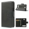 Husa Flip Cu Stand Sony Xperia E1 dual D2105 Fluturi Neagra