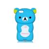 Husa iphone 5s iphone 5 ursul rilakkuma dura detasabila albastra