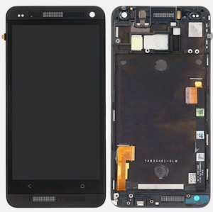 Display cu touchscreen si rama HTC One, M7, 801e 801S 801N