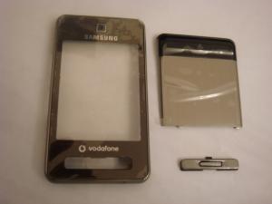 Samsung F480 Kit With Front Cover With Touch Screen + Good Contact, Battery Cover, Complete Keypad And Vodafone Logo