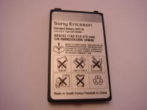 Acumulator Original Sony Ericsson Bst-30 -t230 K300 K500 K700 K700i Etc