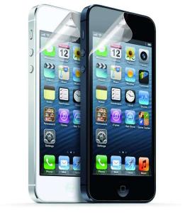 Folie Protectie Display iPhone 5 / 5S / 5C 2 in 1