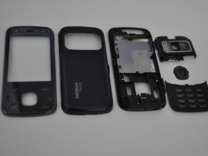 Carcasa Originala Nokia N86 8Mp 6 Piese Swap - Albastra
