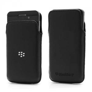 Husa BlackBerry Z10 BB 10 Piele PU Neagra