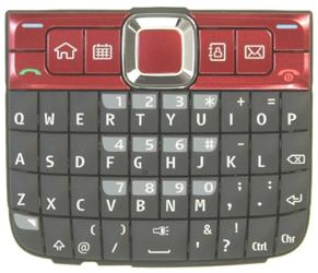 Tastatura Nokia E63 Originala Gri-rosie