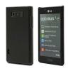 Husa Dura Design Piele Texturata LG Optimus L7 P700 P705 Neagra