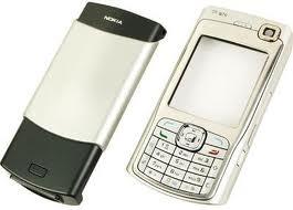 Carcasa Originala Nokia N70 5 piese Swap - Argintie