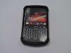 Husa Silicon BlackBerry Bold Touch 9900 9930 Negru Cu Rosu