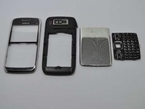 Carcasa Nokia E72 Originala Swap 4 Piese Neagra