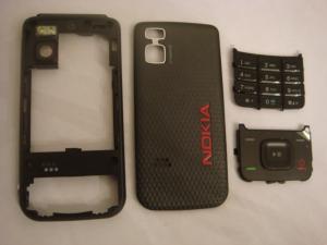 Nokia 5610 Xpress Music Kit With Chassis, Back Cover And Complete Keypad Swap Red (5610xm 4 Pcs Red)