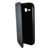 Husa Flip Cu Stand Huawei Ascend Y600 The New Steff`s Series Neagra