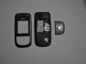 Nokia 2220 Slide Carcasa Originala 3 Piese Swap - Neagra