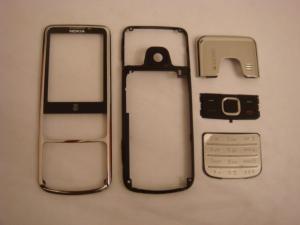 Nokia 6700c Carcasa Originala 5 Piese swap -Argintie