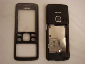 Nokia 6300 Housing Without Battery Cover And Complete Keypad Black Swap (2pcs Black)