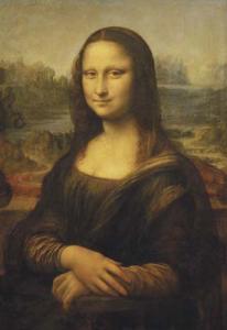 Felicitare 3D - Da Vinci / Mona Lisa