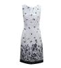 Rochie  alb si negru tara model 1267