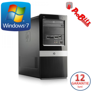 PC second hand HP DX 2400 Microtower Core2DUO 2.53 GHZ 1024 DDR2 - 250 HDD CU LIC WIN 7 PRO