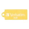 Usb flash drive 4gb pin stripe sun kissed yellow, read 10mb, write