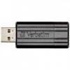 USB FLASH DRIVE 4GB PIN STRIPE BLACK, READ 10MB, WRITE 4MB, USB 2.0 VERBATIM - VB-49061