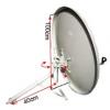 Antena satelit 100cm cu sistem prindere(ant0046)