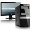 Sistem second hand HP DX 2400 Microtower Core2DUO 2.53 GHZ 1024 DDR2 - 250 HDD cu monitor 19''TFT Dell