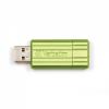 USB FLASH DRIVE 4GB PIN STRIPE EUCALYPTUS GREEN, READ 10MB, WRITE 4MB, USB 2.0