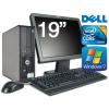 Sistem second hand Dell Optiplex 745 Core2DUO 2.13 GHz / 2Gb DDR2 / 160 HDD / DVD-ROM cu monitor 19''TFT Dell