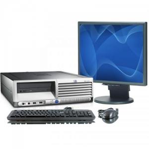Sistem Second Hand HP DC5100 , P4 3200 MHz+ licenta WIN XP PRO+monitor 19'' TFT DELL Dell 1908FP